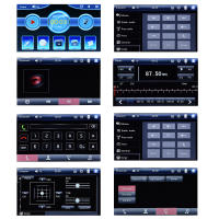 Podofo Reproductor Multimedia Para Coche 1 Din Pantalla Táctil HD FM Bluetooth USB Cámara Estéreo MP5 Universal Con Control Del Volante - details 14