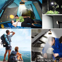 Lámpara De Camping Portátil LED Con 5 Modos De Iluminación Impermeable Para Acampar Y Senderismo Uso Con 3 Pilas AAA - details 6