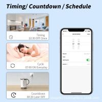 European Tuya WiFi, interruptor con temporizador para teléfono móvil, control remoto, 16A, cargador - details 3