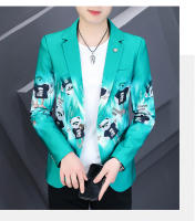 Chaqueta De Traje Impresionada Para Hombre Corte Slim Ajustado Casual Negocios Talla M-3XL Moda 2024 Ropa De Hombre - details 5