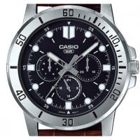 Reloj deportivo hombre Casio MTP-VD300L-1E  45mm correa de cuero  resistente al agua - details 5