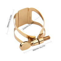Ligadura De Saxofón Compacta Y Duradera Con Ajuste Por Tornillo Para Soprano Accesorio De Música Sin Marcas De Químicos Producido En China - details 3
