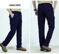 Pantalones Tácticos De Verano Para Hombre Resistentes Al Agua Y Al Aire Libre Pantalones De Cargo Militares Transpirables Y Secado Rápido - details 9