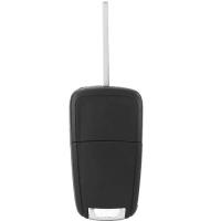 Banner - Carcasa mando llave del coche 2 botones compatible con Opel negro