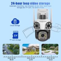 Cámara IP WiFi con Triple lente de 15MP, Zoom 4X, cámara de seguridad inalámbrica para exteriores, protección de seguridad inteligente, cámaras de vigilancia CCTV PTZ - details 9