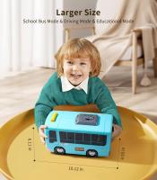 Juguete De Autobús Con Sonido Y Luz Juego De Ocupación Montessori Educativo Musical Para Niños Y Niñas Edad 4-6 Años Material ABS - details 8