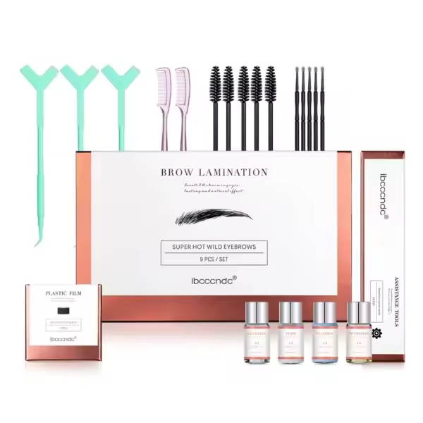 Kit de laminación de cejas profesional. Kit de levantamiento de cejas instantáneo para lograr cejas más gruesas, pobladas y hermosas. - 1