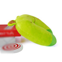 Almohada De Viaje Para Cuello En Forma De U Suave Y Confortable De Peluche Para Niños Y Adultos Oficina Cojín De Descanso - details 9