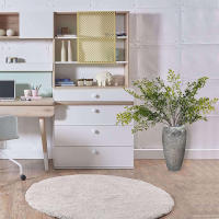 Planta Artificial De Eucalipto 43.3 Pulgadas Decoración De Flores Y Hojas Falsas Para Bodas Y Decoración Del Hogar Accesorios De Jardín De Plástico Para Interiores Y Exteriores - details 6