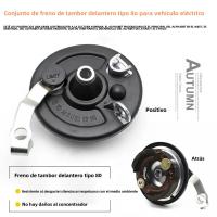 Freno De Tambor Frontal Para Bicicleta Eléctrica Freno Trasero Universal Para Coche Pads De Freno Compatibles Con Ebike - details 1