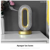 Lámpara De Mesa LED De Cristal Con Control Remoto Y Toque Recargable Iluminación De Dormitorio Decoración De Sala De Estar Fuente De Luz LED Incluida - details 1