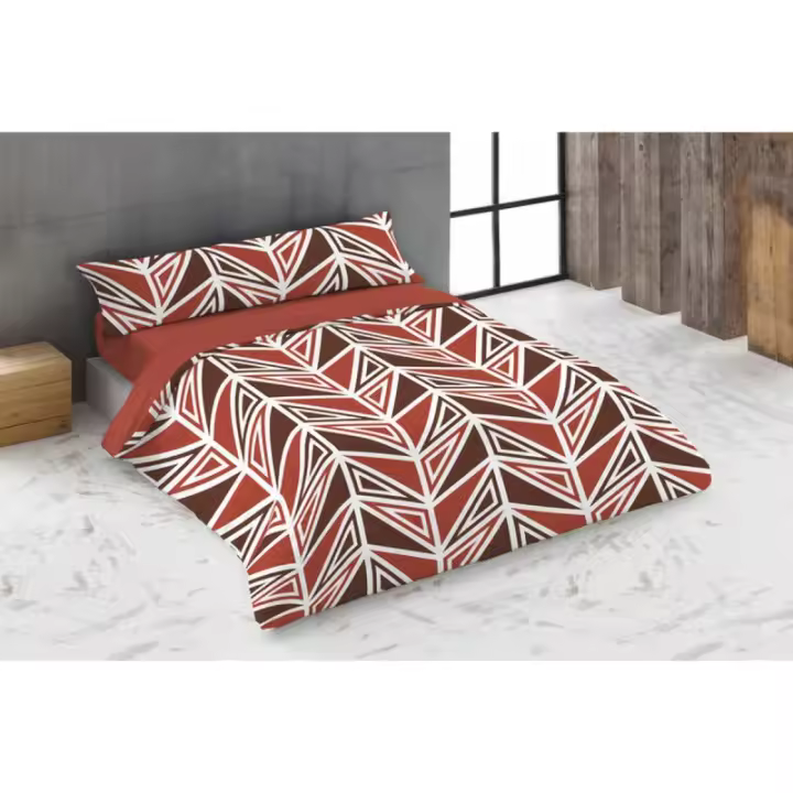 Hosteline - Juego de funda nórdica Hosteline INCA Rosa Cama de 180 260 x 240 cm 4 Piezas - 1