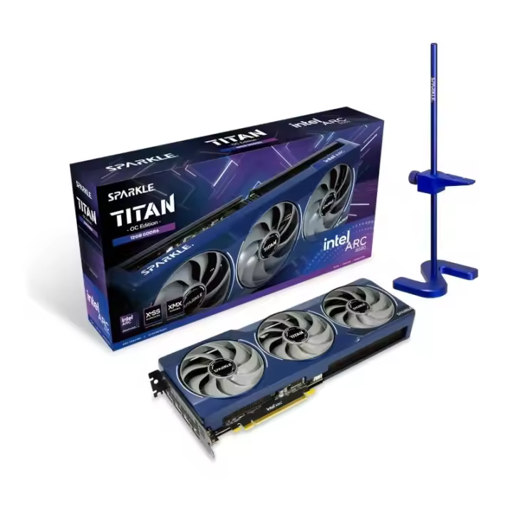 SPARKLE VGA INTEL ARC B580 TITAN OC 12G DDR6 Tripl - 1
