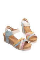 Lyla Wang Sandalias mujer de Cuña Multicolor y plataforma  para verano - details 12