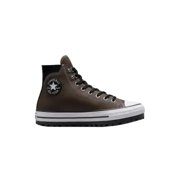 converse altas cuero marrones Miravia