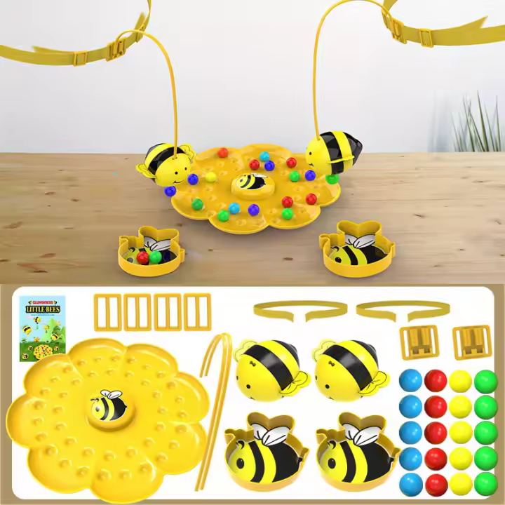 Juego De Mesa Educativo Interactivo Little Bumblebee Multifuncional Rompecabezas De Pesca Juguetes Para Niños Regalo De Navidad Para Familia - 1