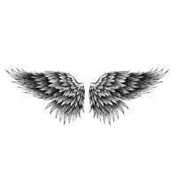 Tatuajes Temporales Grandes Para Hombres Ángeles Super Grandes Impermeables Adhesivos De Arte Corporal Para Espalda Y Pecho 2PCS - details 1