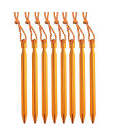 10pcs Palos De Tenda Ultraligeros De Aluminio De 18cm Para Camping Al Aire Libre Con Cordón De Viento Y Bolsa De Almacenamiento Para Palos De Tenda - details 5