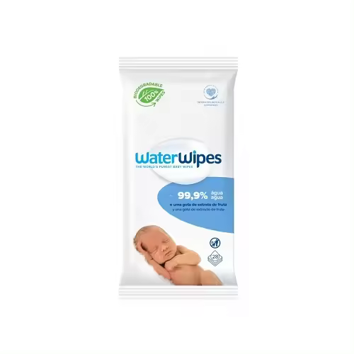 Waterwipes Toallitas Bio 28 Uds - Limpieza Suave para Pieles Sensibles - 1