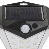 Aktive - Pack 6 Apliques LED solares, 80 lúmenes, sensor de movimiento, 3 intensidades, batería solar, autonomía 6-8 horas, IP44, instalación sin cables - details 5