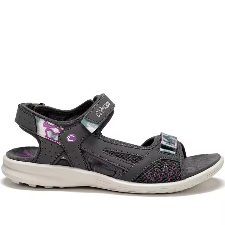 Sandalias Mujer Chiruca Cadaques 06 Gris/Morado 106248  Chiruca MARCAS MUJER Sandalias Sandalias Sport Envío Gratuito - 1