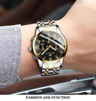 Reloj De Pulsera De Lujo Para Hombre BINBONG 2023 Reloj De Cuarzo Deportivo Resistente Al Agua Con Fecha Y Manos Luminosas Correa De Acero Inoxidable Estilo Casual - details 4