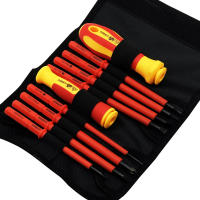 Juego De Destornilladores Aislados Para El Hogar Y Electricistas Kit Antielectro De Mantenimiento Doméstico Herramientas De Electricidad - details 5