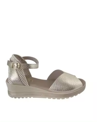 SHOES SANDALIA CUÑA TALONERA PIEL SHOES - 1