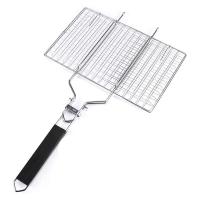 Cesta De Barbacoa Antiadherente En Acero Inoxidable Malla De Sopa Para Carne Y Verduras Herramienta De Barbecue Al Aire Libre - details 0