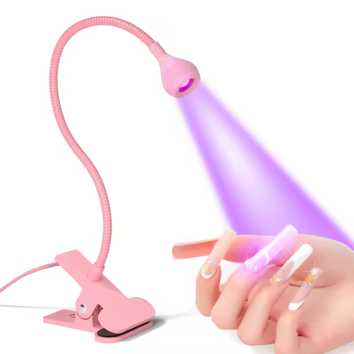 Secador De Uñas LED UV 395nm Lámpara De Manicura Con Clip Y USB Mini Para Uñas De Gel Herramientas De Salón De Belleza - 1