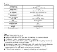 Termostato De Pared Inalámbrico Opentherm Para Boilero Batería De Alta Eficiencia RF OT Controlador De Temperatura Para Boilero De Gas Soporte Semanal Y Calibración - details 17