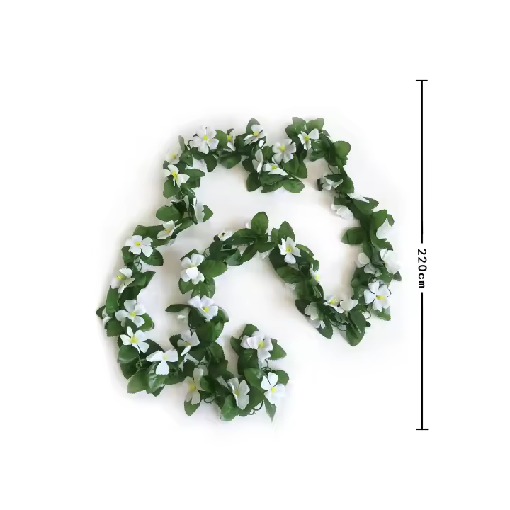 Poenia Arte Floral -6PCS Guirnalda de Flores 220cm - Alta Calidad - 1