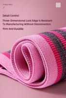 3Pcs Bandas De Resistencia De Tela Para Caderas Y Glúteos Ejercicio De Squat Y Estiramiento De Círculo Aparato De Gimnasio Y Yoga Para Fortalecimiento De Piernas Y Cintura - details 12
