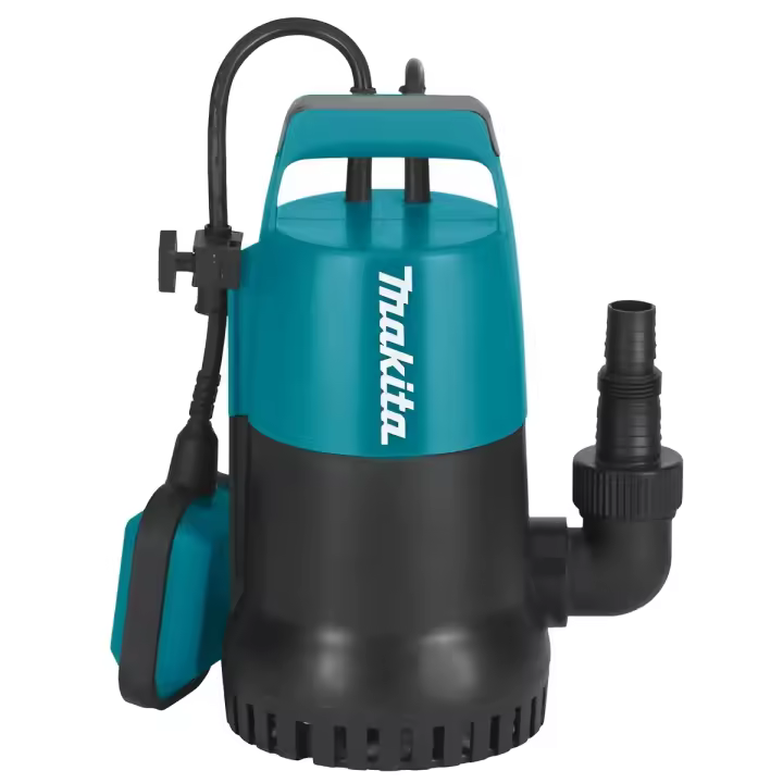 Bomba de Agua Eléctrica Makita PF0300 - Consumo Energético Bajo - 12V - Turquesa - 1