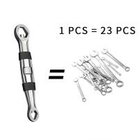 Llave Universal Multifuncional 23 En 1 Set Ratchets Ajustable 7-19mm CR-V Herramienta Manual Flexible Para Reparación De Coches - details 3