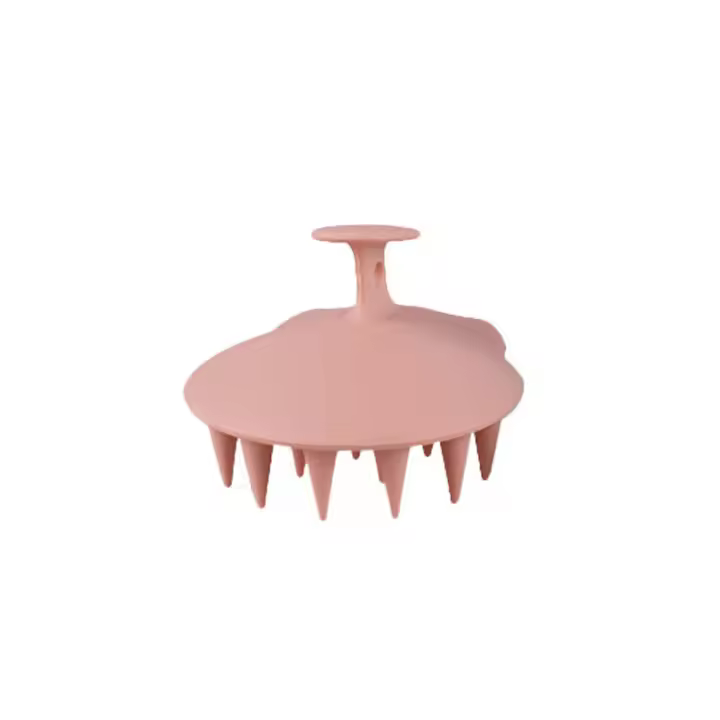 Champú cepillo de Masaje del cuero, gel de silicona para lavar el cabello y masaje de cabeza - 1