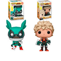 Funko Pack 2  My hero Academia KAtsuki Bakugo Izuku MIdoriya Deku Helmet casco 249 603 Funko Pop Boku no Hero - details 0