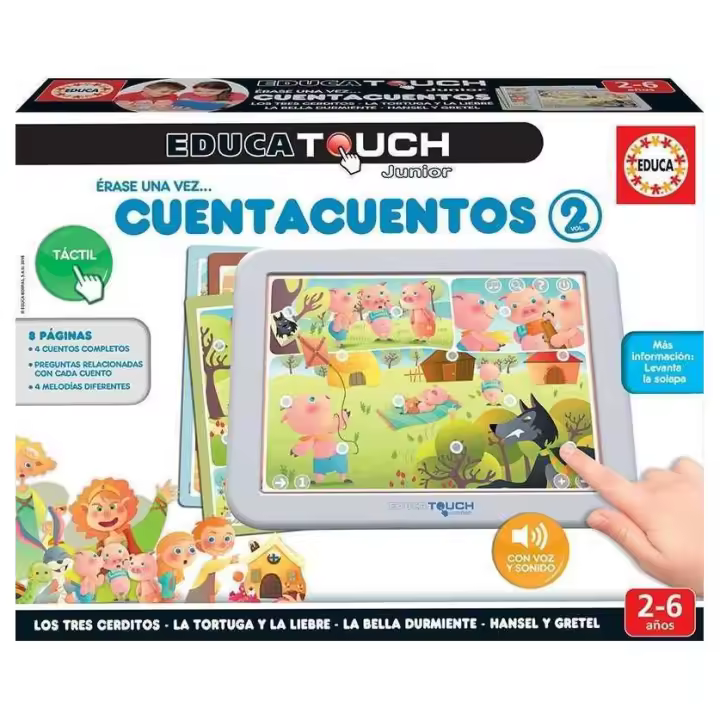 Juego Educativo Infantil Educa Touch Junior Cuenta Cuentos 2 Educa Borras - 1
