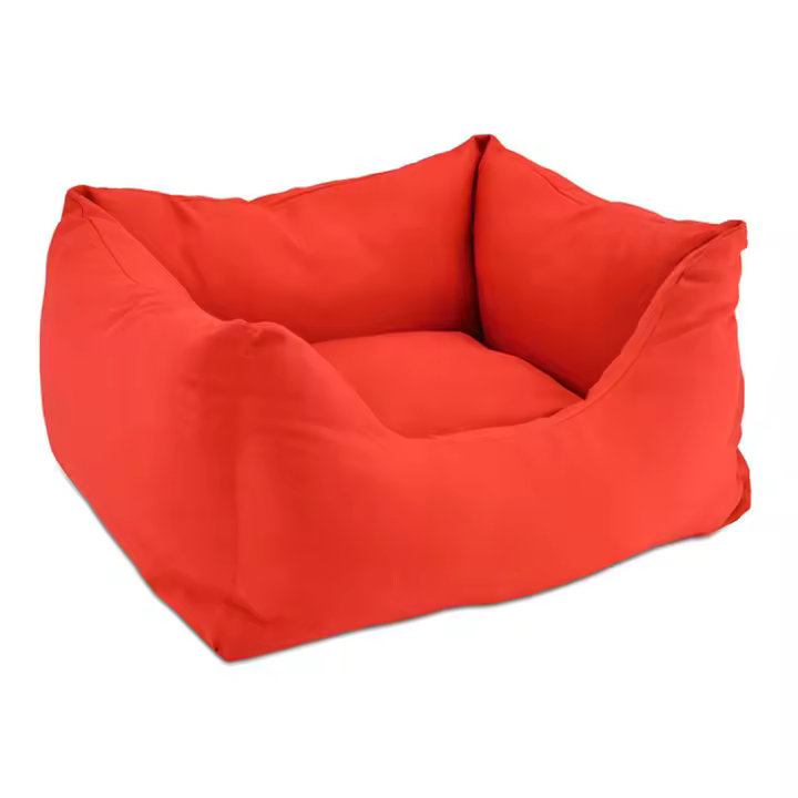 CUNA CUADRADA COLORES VARIADOS (ROJO/AZUL)  59x50x20cm NAYECO - 1
