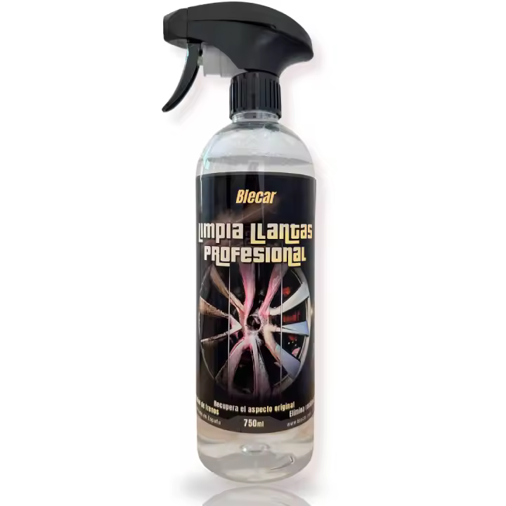 Blecar Limpia llantas Descontaminante Férrico para Llantas de Coche - Potente Limpiador 750ml - 1