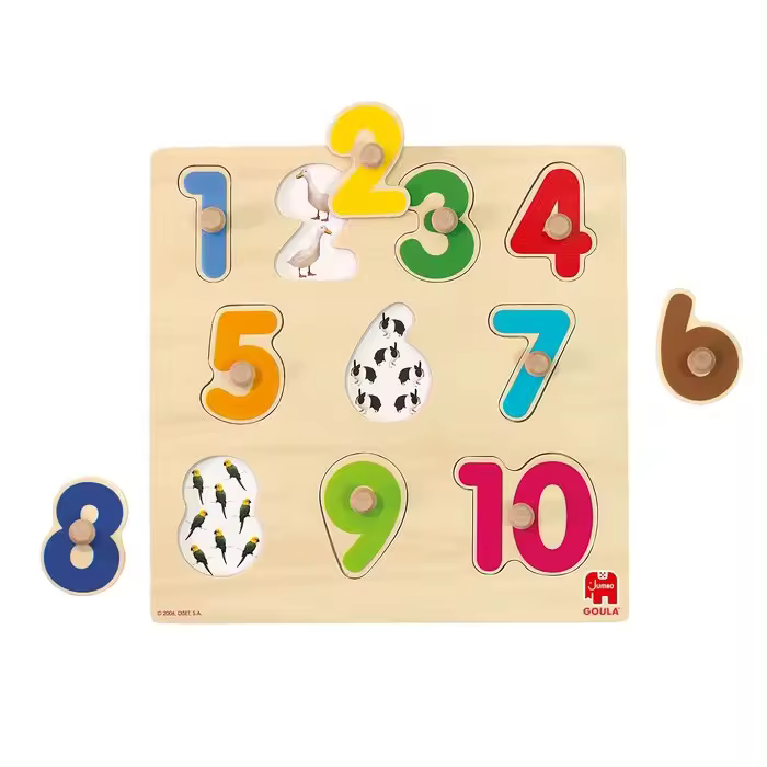 GOULA JUEGO PUZZLE NUMEROS PUZZLES 2x28x28 Cms. - 1