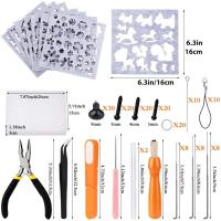 Kit Completo De Felteado a Puntas KRABALL Con Herramientas Y Suministros Lana De Felt Para Fabricación De Muñecas Artesanía DIY Accesorios De Tricoterapia - details 8