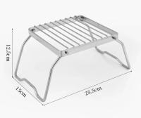 Soporte Portátil De Acero Inoxidable Para Estufa De Camping Con Relleno De Barbacoa Plegable Y Tripie De Brazo Para Grill Accesorios De Cocina Al Aire Libre 3 Piezas - details 7