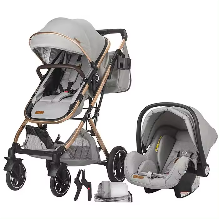Carrinho de passeio conversível 3 em 1 Cocolle Ravello Moonlit Grey - 1
