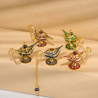 Lámpara De Wishing Legend Aladina Con Genio Adorno De Estilo Palacio Para Decoración De Sala De Estar Fiesta Dinner Craft - details 6