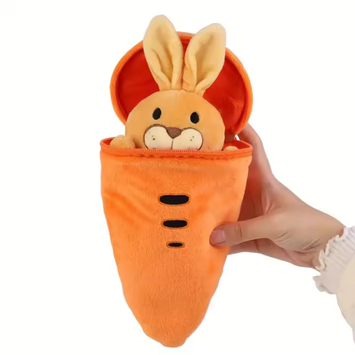 Muñeco De Peluche Conejo De Pascua 28cm Juguete Suave Relleno De Algodón PP Muñeco De Carroza Regalo De Día De La Madre Y Navidad - 1