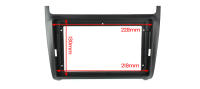 Marco De Radio Para Coche MEKEDE 9 Pulgadas Para VW Volkswagen Polo 5 Golf Passat Estilo Sedán Panel De Estéreo Instalación Accesorio Para Tablero - details 7