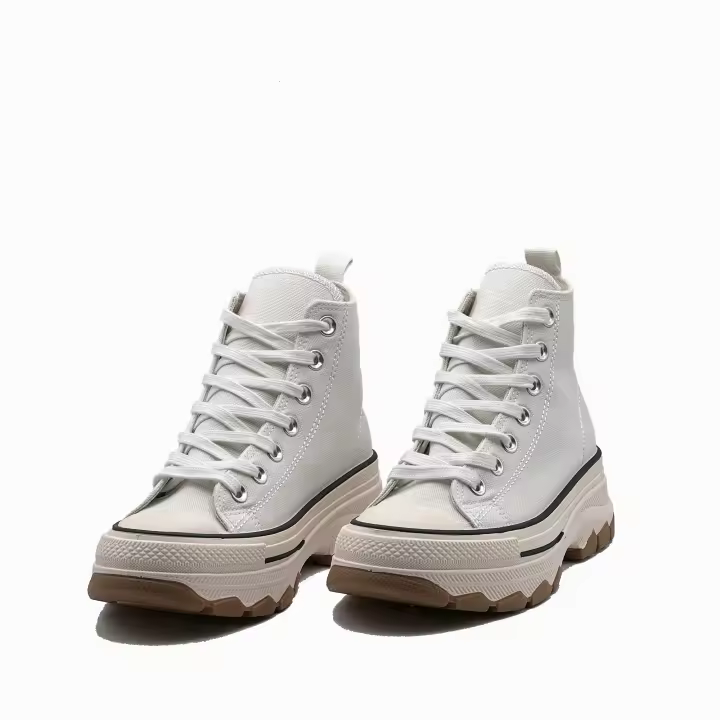 JZ Hermanos Zapatillas de lona con plataforma para mujer - 1