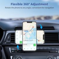 TEMCO Soporte de Móvil para Rejilla de Aire Magnético con forma de Escudo, Soporte movil Iman con Chapa para Smartphone, Porta movil  y telefono celular para auto, Accesorios para coche y Movil, Gris Negro - details 1