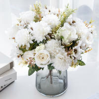 Arco De Rosas Artificiales De Alta Calidad Para Decoración De Navidad Y Año Nuevo Estilo De Flores Silken Hydrangeas Para Casa - details 4